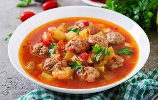 Mario's Italian Deli - Meatball Vegetable Stew