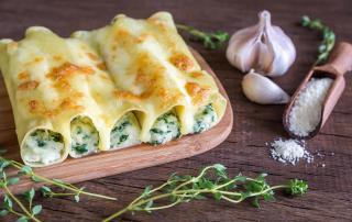 Marios Italian Deli | Spinach and Ricotta Cannelloni