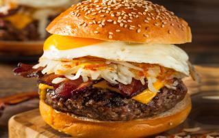 Marios Italian Deli | Picture of a Breakfast Burger