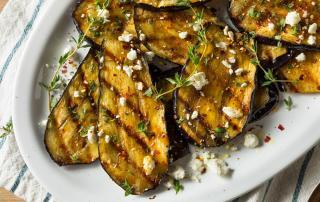 Image of Marios Meat market & Deli | Recipe of Grilled Eggplant and Feta