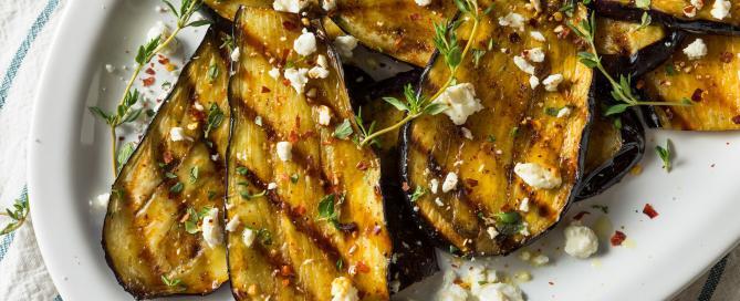 Image of Marios Meat market & Deli | Recipe of Grilled Eggplant and Feta