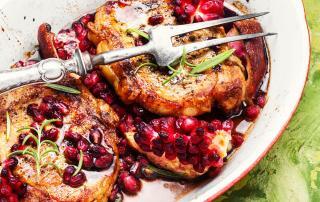 Image of Marios Meat market & Deli | Recipe of Pomegranate Glazed Pork Chops