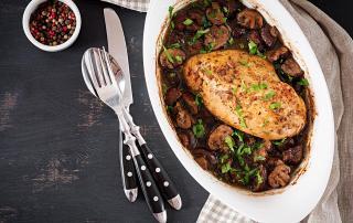 Image of Marios Meat market & Deli | Recipe of Balsamic Chicken with Mushrooms