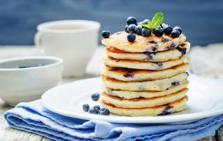 Image of Marios Meat market & Deli | Recipe of Blueberry Ricotta Pancakes