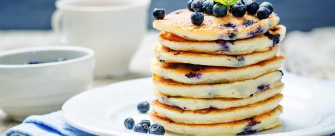 Image of Marios Meat market & Deli | Recipe of Blueberry Ricotta Pancakes