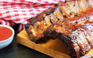 Baby Back Ribs with Smoky Maple Glaze