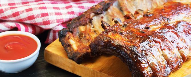 Baby Back Ribs with Smoky Maple Glaze