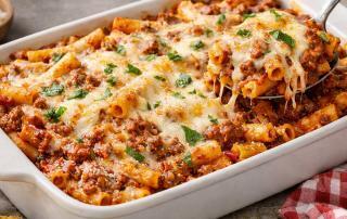 Baked Ziti with Meat Sauce