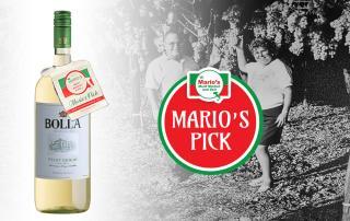 Mario's Pick: Bolla Pinot Grigio