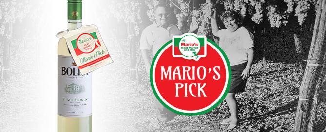 Mario's Pick: Bolla Pinot Grigio