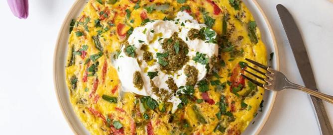 Burrata Frittata