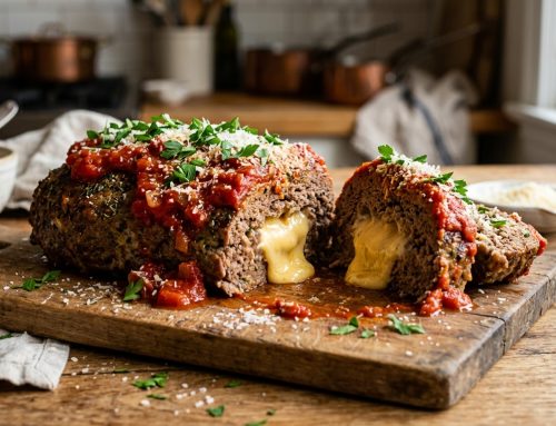 Italian-Style Cheese-Stuffed Meatloaf