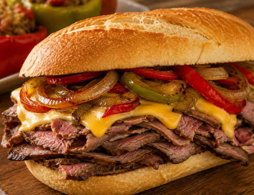 Italian Roast Beef & Cheese London Broil Sandwich