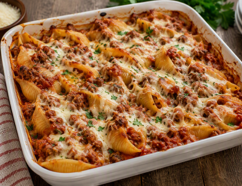 Lumaconi al Forno with Extra Lean Ground Round