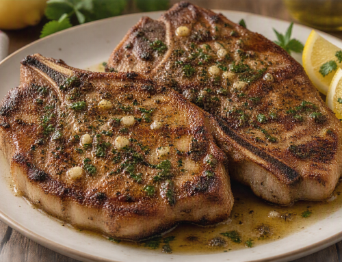 Italian Herb & Garlic Pork Steaks
