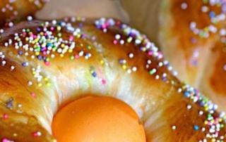 Easter Egg Bread - Braided