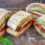 Grilled Eggplant, Prosciutto, and Pepper Panini