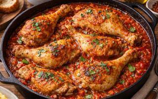 Italian Braised Chicken Leg Quarters