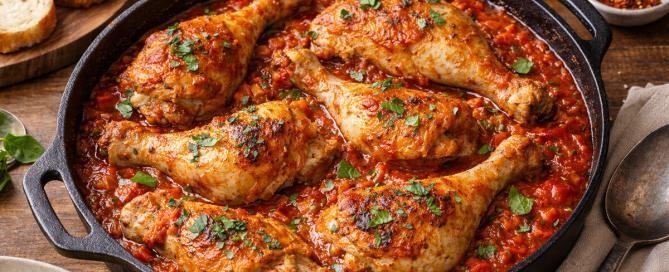 Italian Braised Chicken Leg Quarters