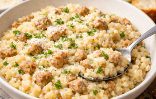 Italian Chicken Sausage Risotto