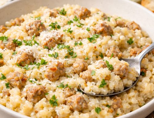 Italian Chicken Sausage Risotto
