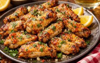 Italian Garlic-Herb Chicken Wings