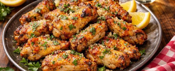 Italian Garlic-Herb Chicken Wings