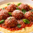 Italian Meatballs with Polenta