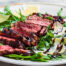 Italian Sliced Steak with Arugula & Parmesan