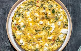 Mushroom and Spinach Frittata