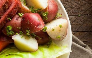 Oven Roasted Corned Beef Cabbage Potatoes Recipe