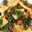 Paccheri with Pork Sausage & Cannellini Beans