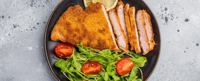 Pork Milanese with Lemon & Parmesan