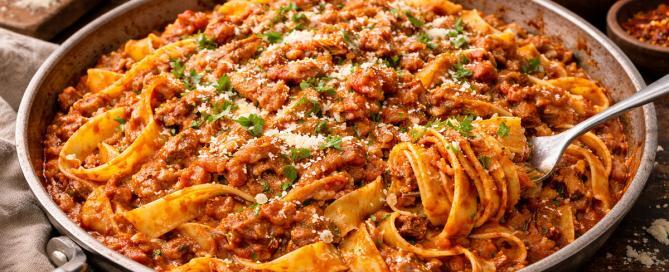 Pork Rib Bolognese