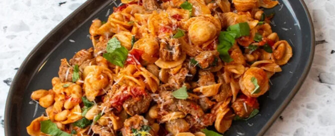 Pork Sausage & Cherry Tomato Orecchiette