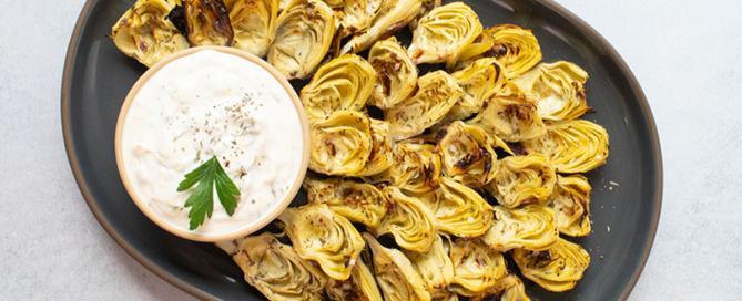 Roasted Artichoke Hearts