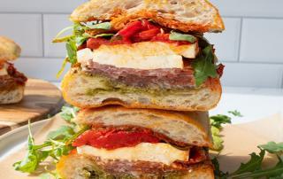 Spicy Loaded Italian Sandwich