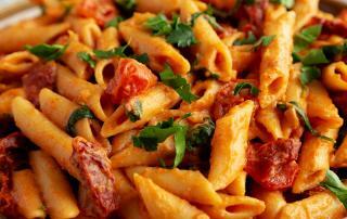 Spicy Sopressata & Garlic Penne