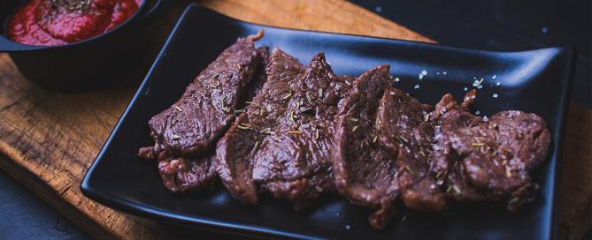 Steak with Sun-Dried Tomato Marinade