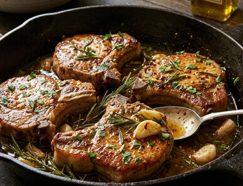 Tuscan Garlic & Rosemary Pork Chops