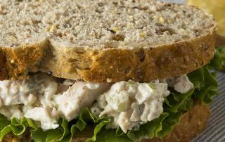 Chicken Cordon Bleu Salad Sandwich Image