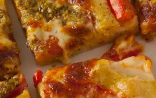 Flatbread With Pesto, Tomato & Provolone - Mario's Meat Market Weekly Recipe