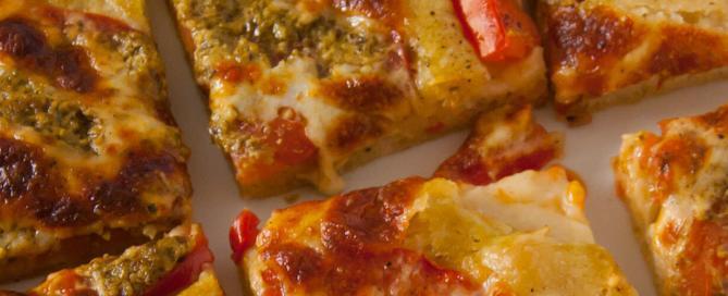 Flatbread With Pesto, Tomato & Provolone - Mario's Meat Market Weekly Recipe