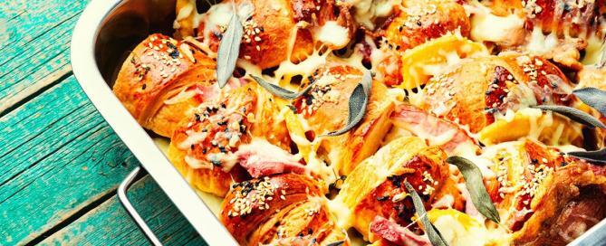 image of Sweet Ham and Cheese Crescent Rolls Recipe Marios Meat Market and Deli