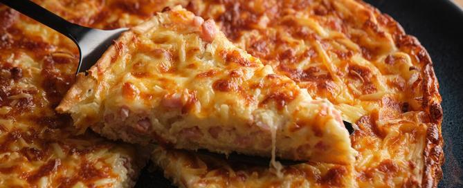 image of Ham and Swiss Cheese Quiche | Mario's Meat Market and Deli