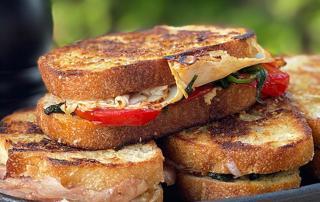 honey maple turkey panini with roasted peppers recipe Marios Meat Market and Deli