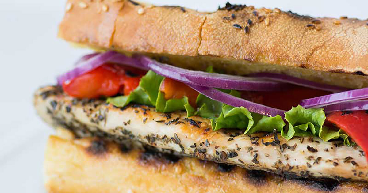 Grilled Italian Chicken Sandwich - Marios Meat Market and Deli