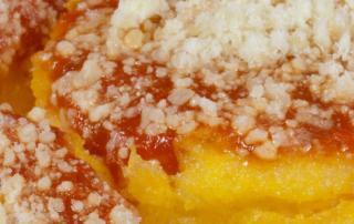 Instant Polenta with Pasta Sauce