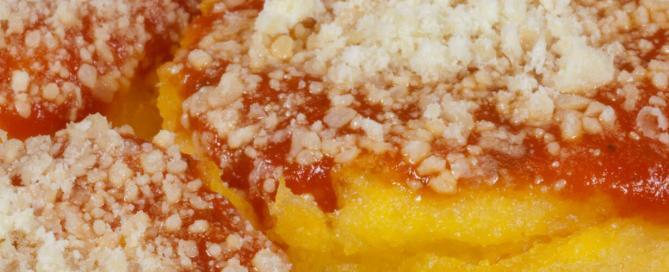 Instant Polenta with Pasta Sauce